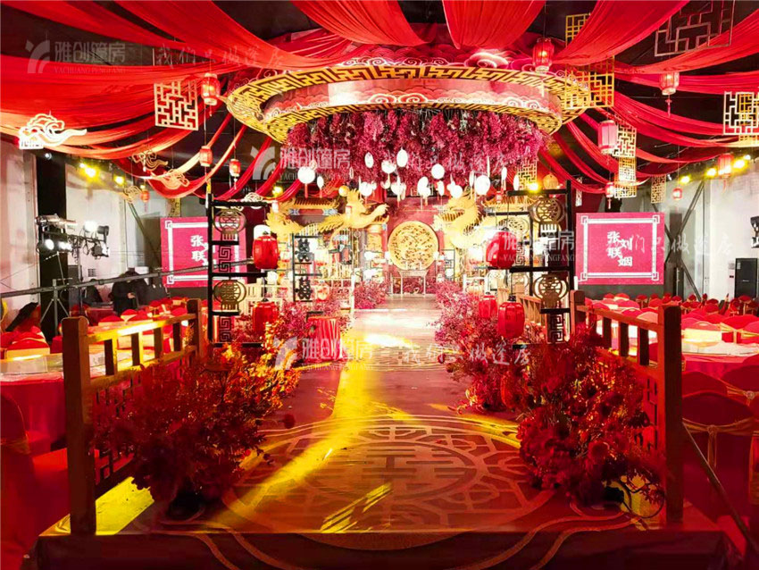 雅創(chuàng)篷房租賃廠家為您打造商丘高端婚慶篷房